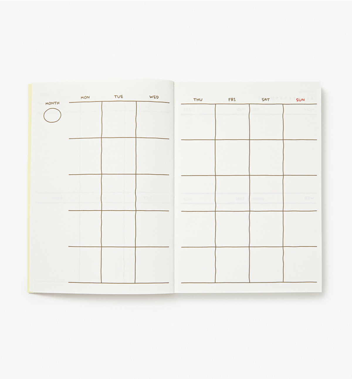 Hello Buddy Weekly Planner [Yellow-Blue]