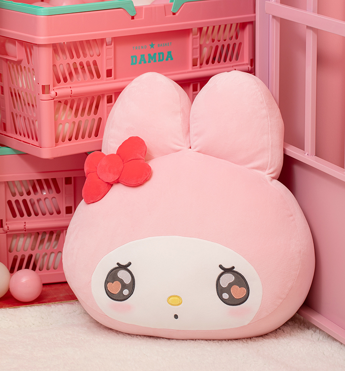 My Melody Face Cushion [Deeply From My Heart]