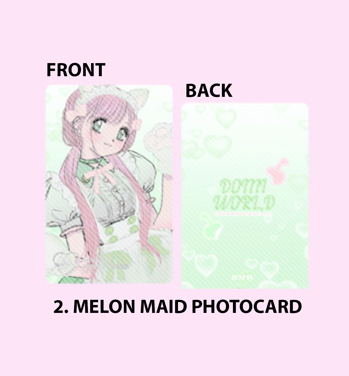Domi World Maid Photocard [Silver Stamping]