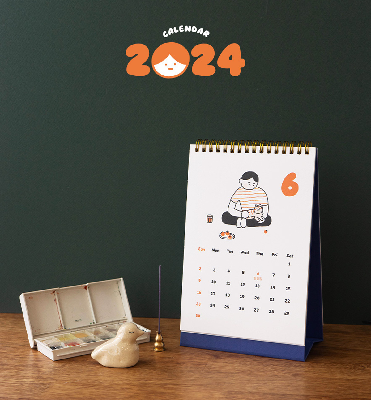 2024 Ordinary Day Desk Calendar