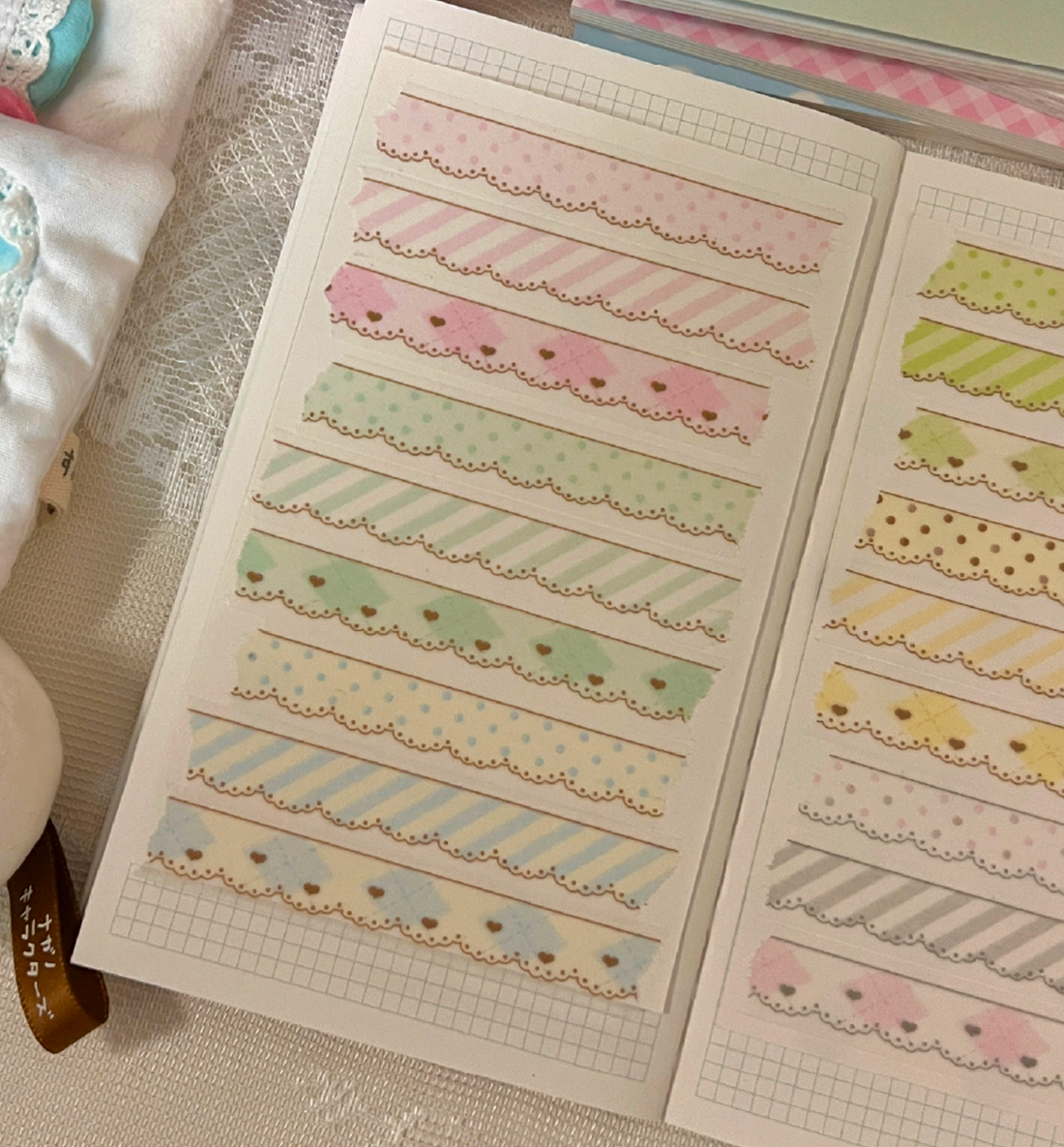 Sweet Ruffle Mix Washi Tape [6 Colors]