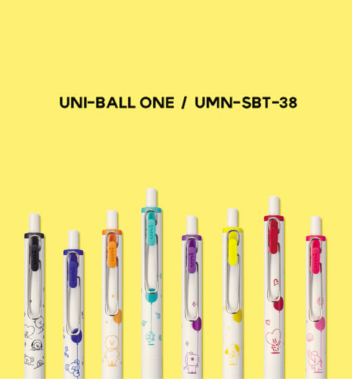 BT21 Uni-Ball Ballpoint Pen Set