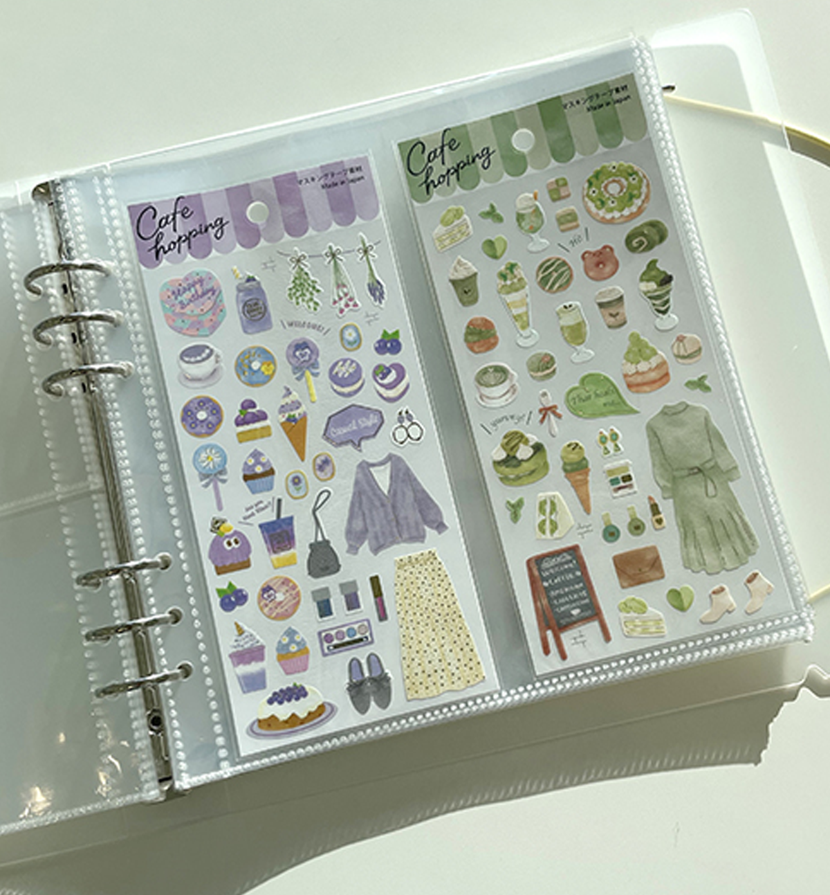 A5 Wide Clear Pocket File [Double-Sided]