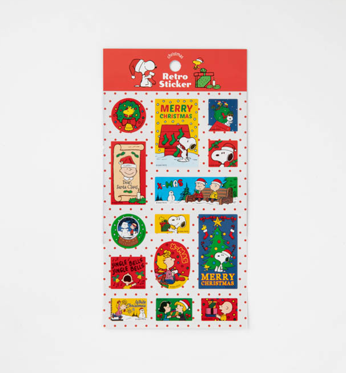 Peanuts Christmas Stickers [Snoopy]