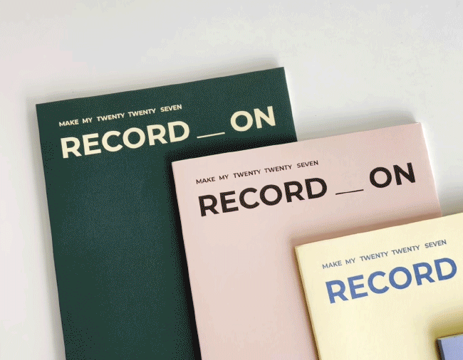 2027 Record On A4 Big Monthly Planner