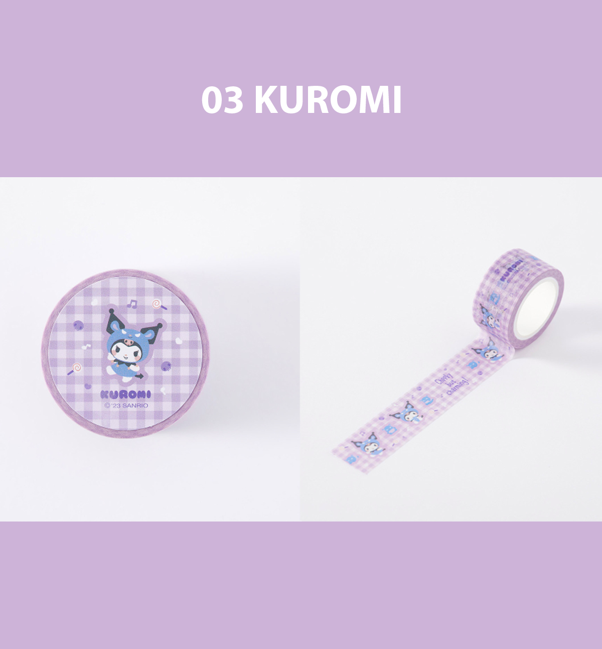 tokidoki Mermicorno Washi Tape - Purple