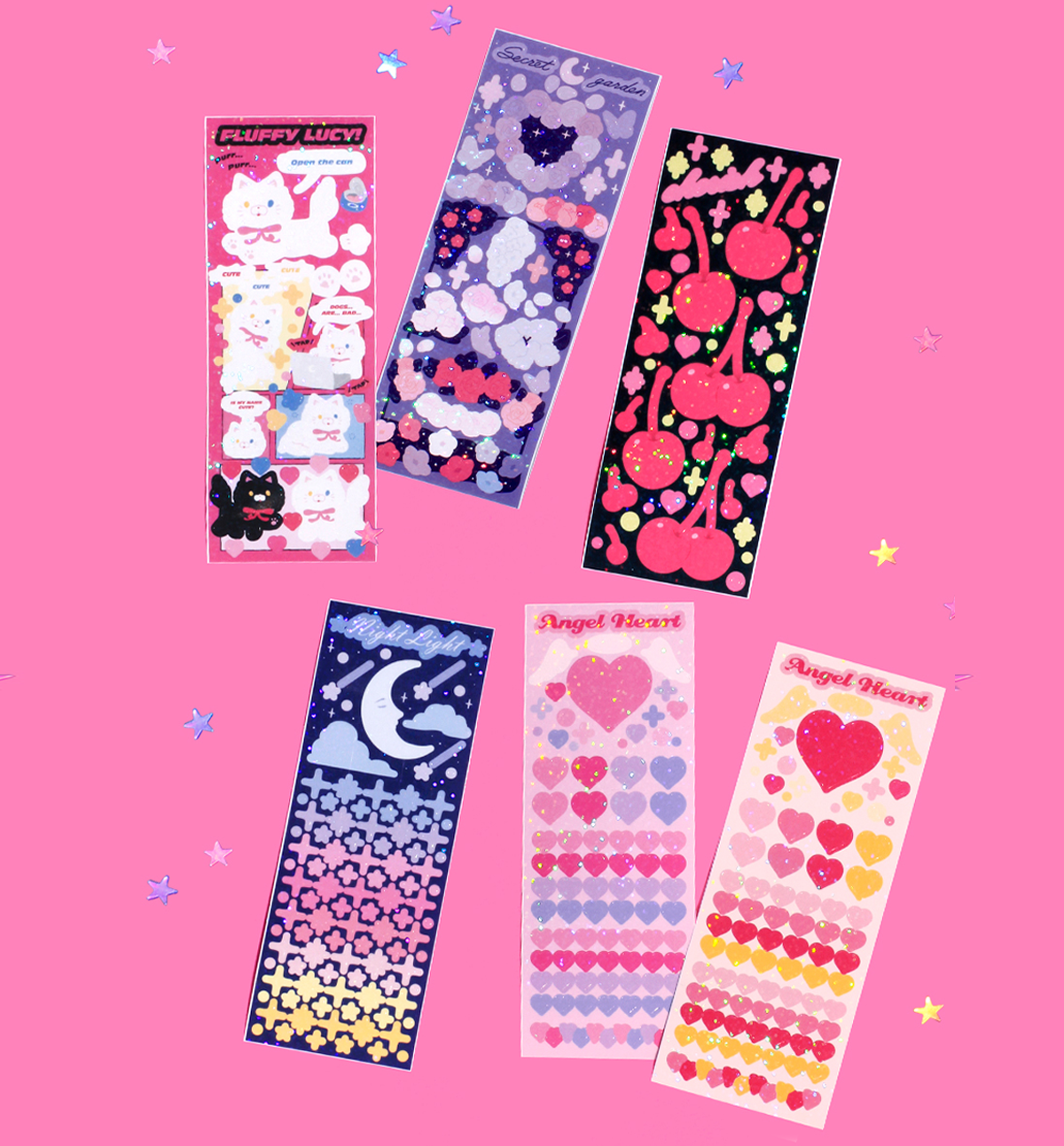 Love Flavor Twinkle Seal Sticker