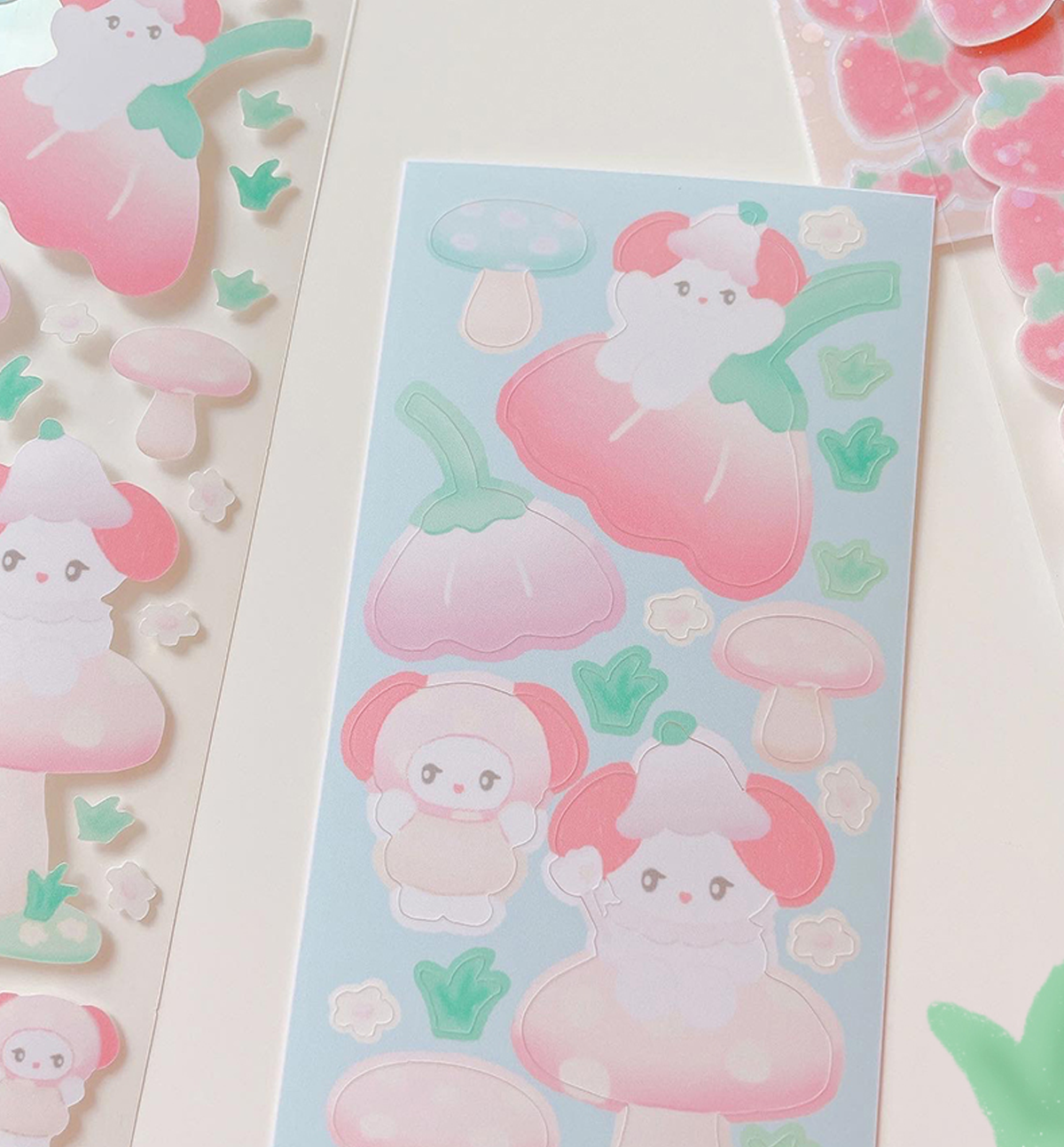 Flower Fairy Apple Seal Sticker