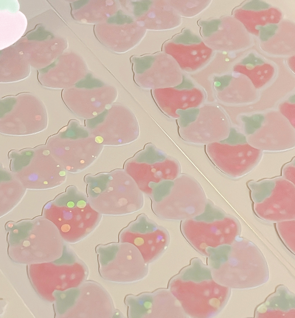 Mini Strawberry Frame Seal Sticker