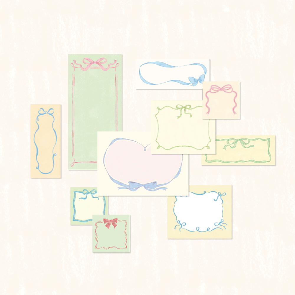 Ribbon Label Sticker Pack [102 Stickers]