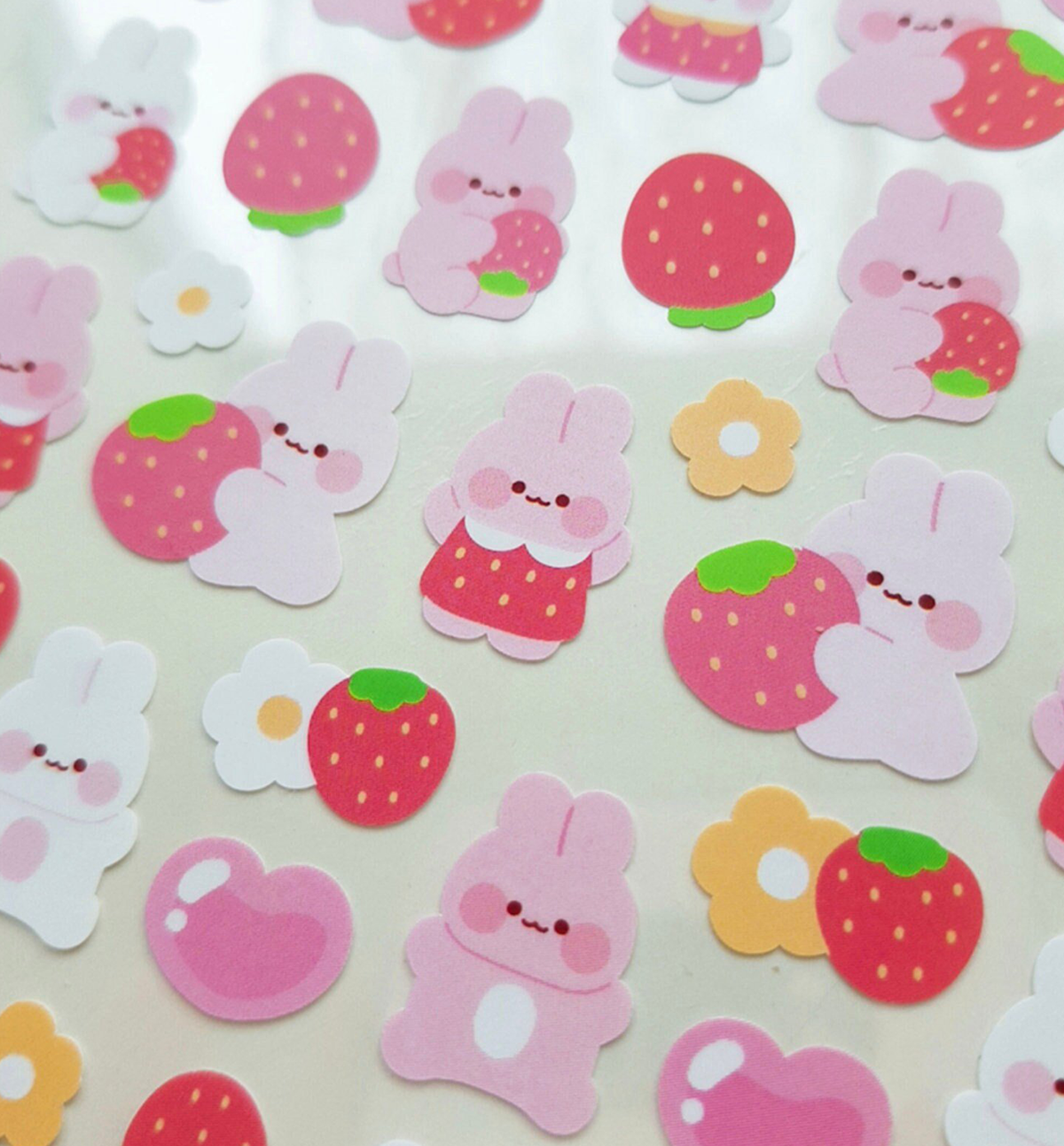 Strawberry Bunny Sticker