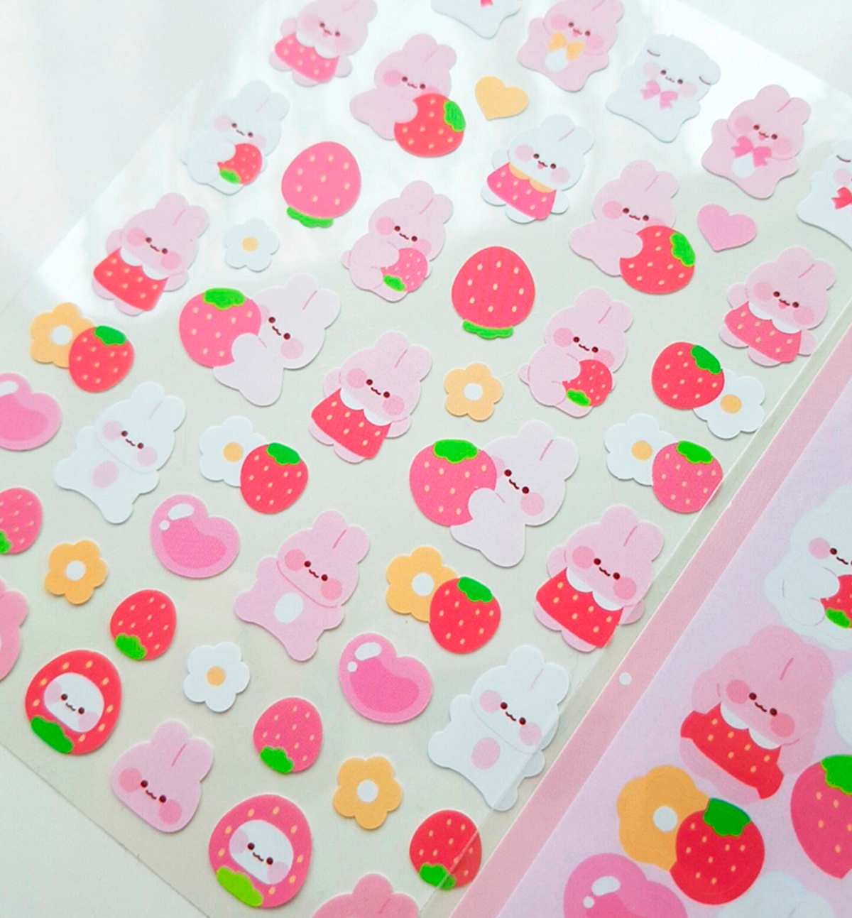 Strawberry Bunny Sticker