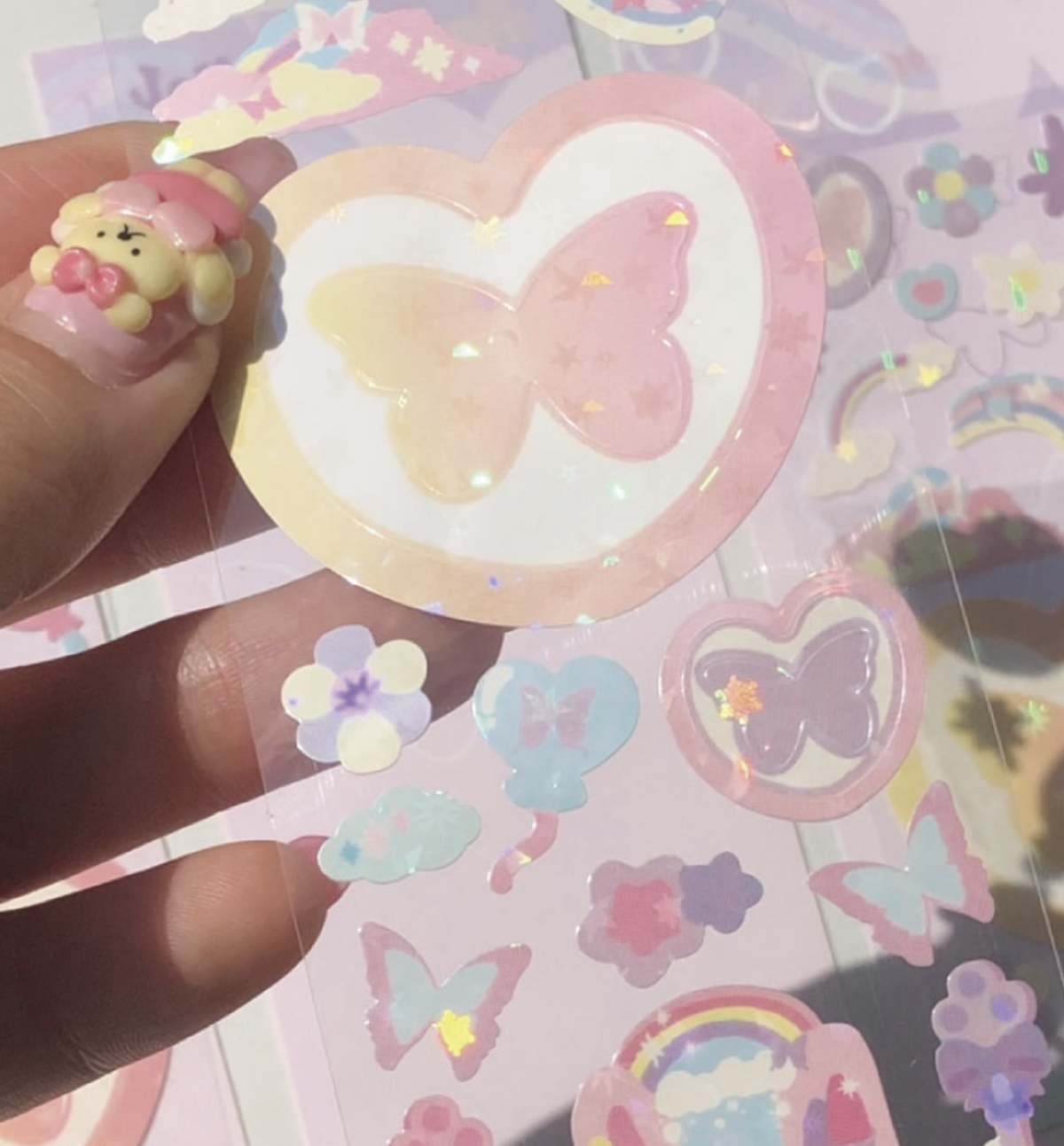 Butterfly Shape Seal Sticker [Ver.2]