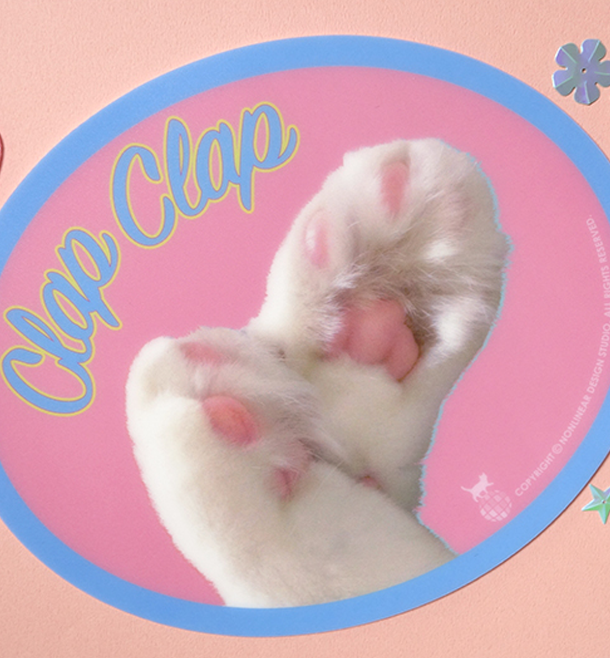 Boss Cat Mouse Mousepad [Pink]