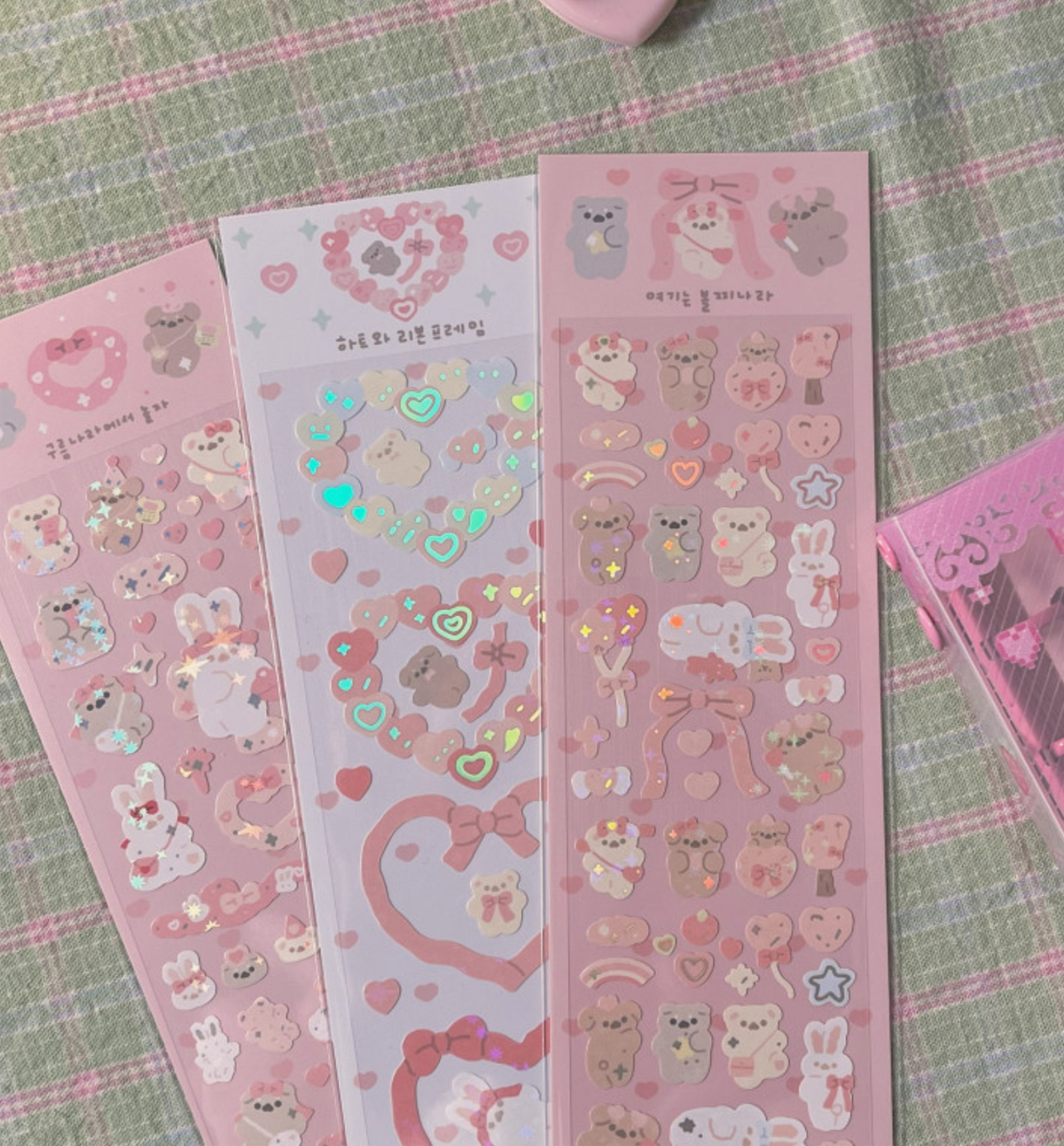 Heart and Ribbon Frame Seal Sticker
