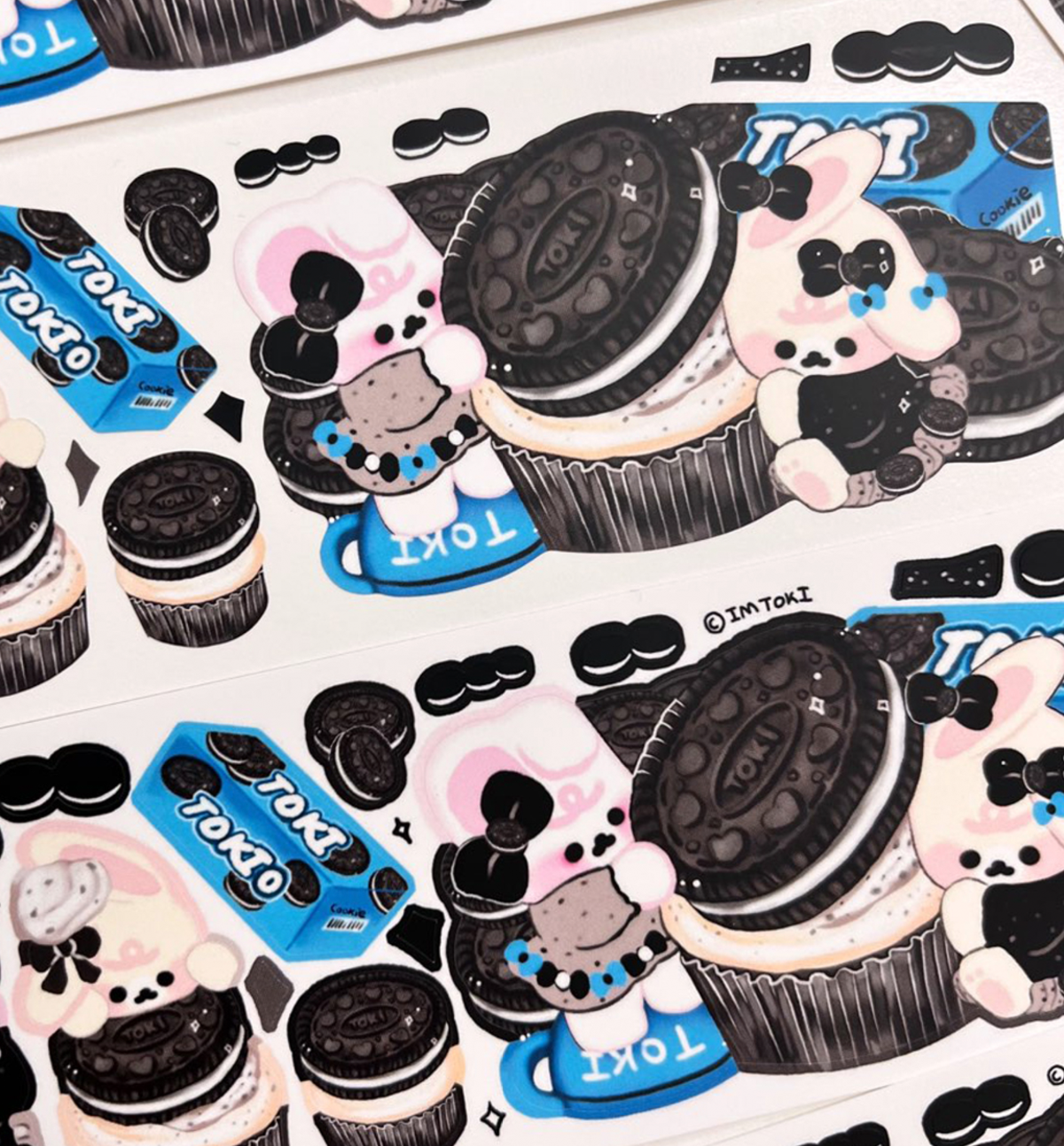 Cookie & Cream Seal Sticker