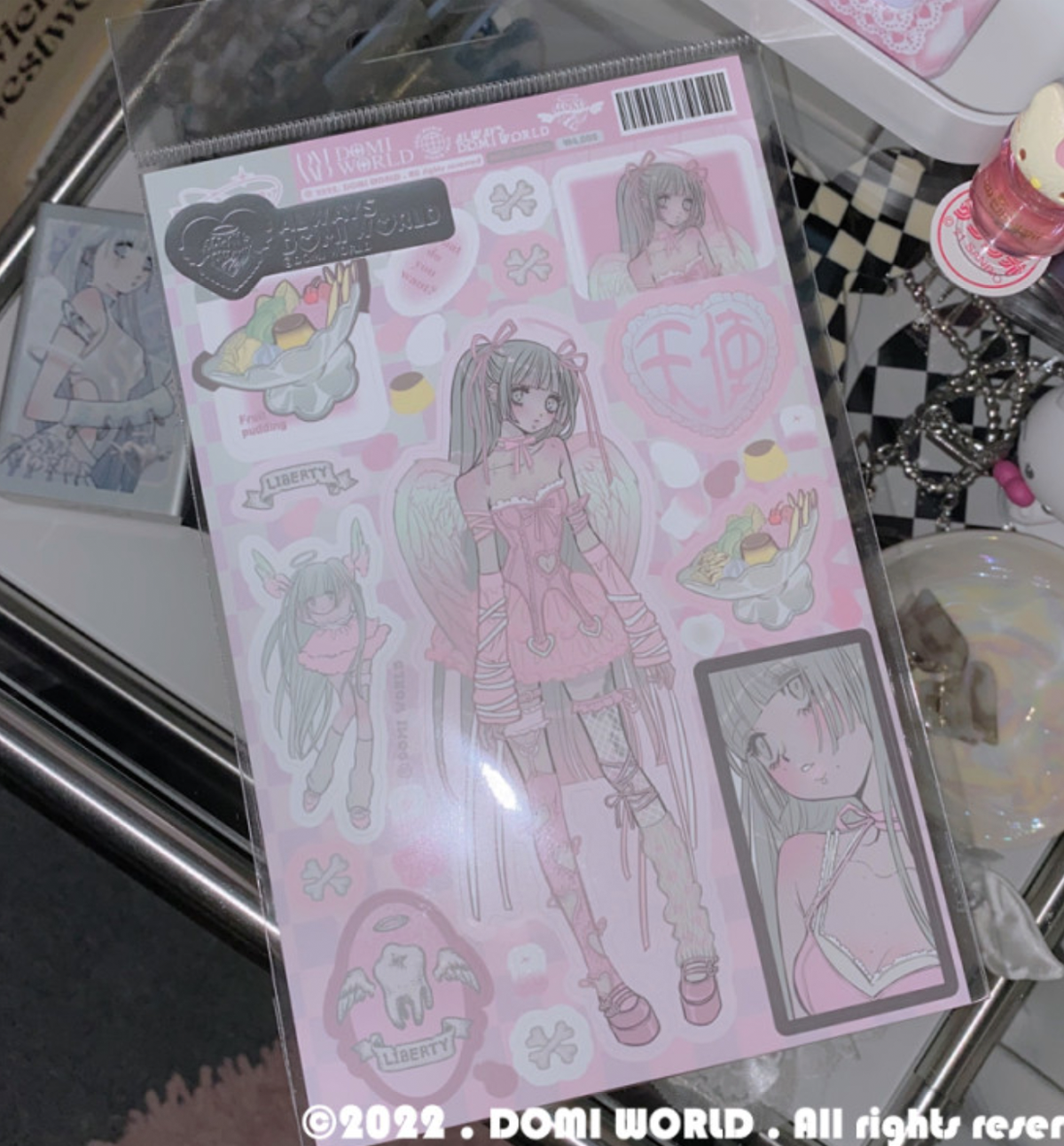 Angel Sticker [Gray Angel]