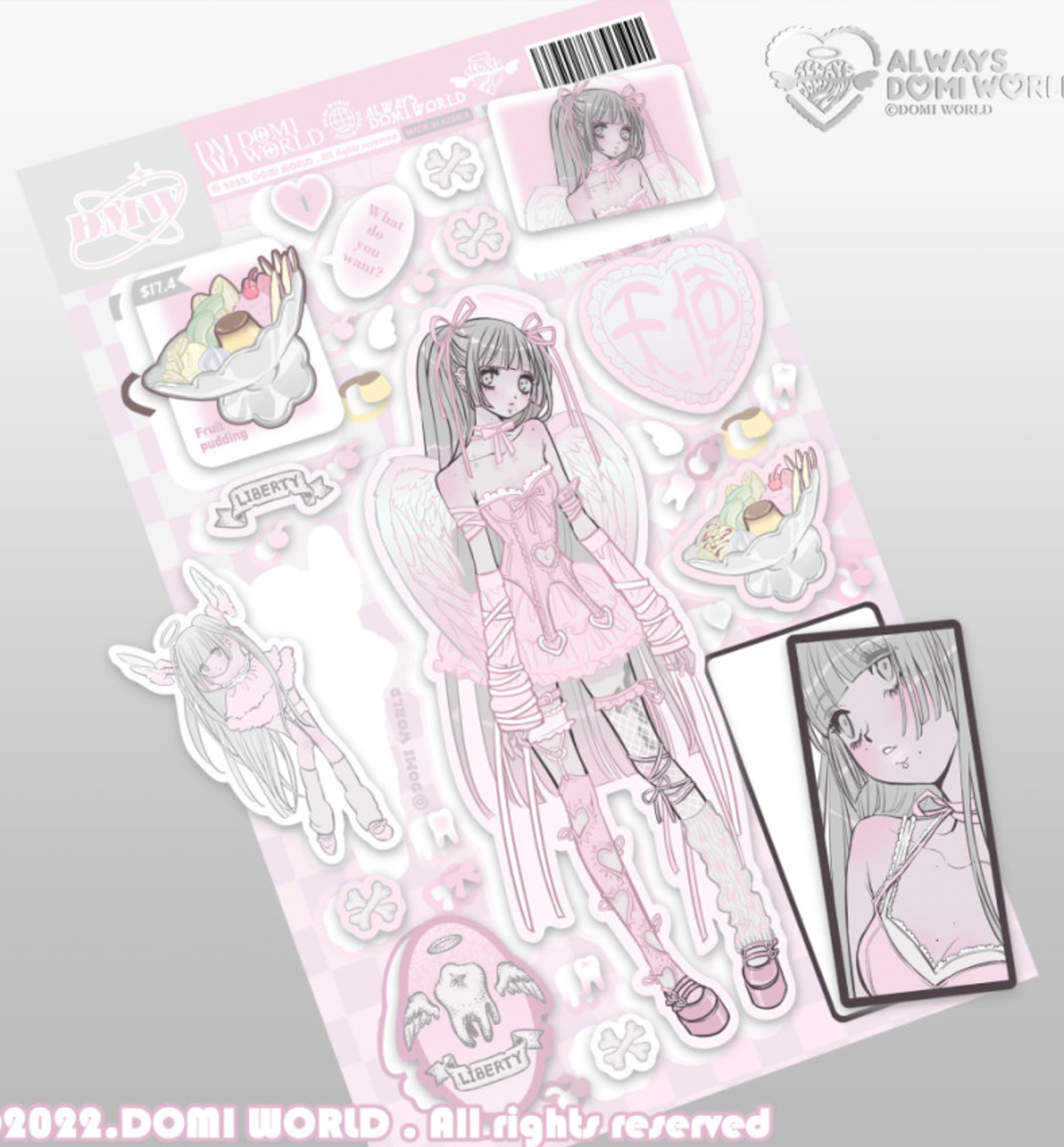 Angel Sticker [Gray Angel]