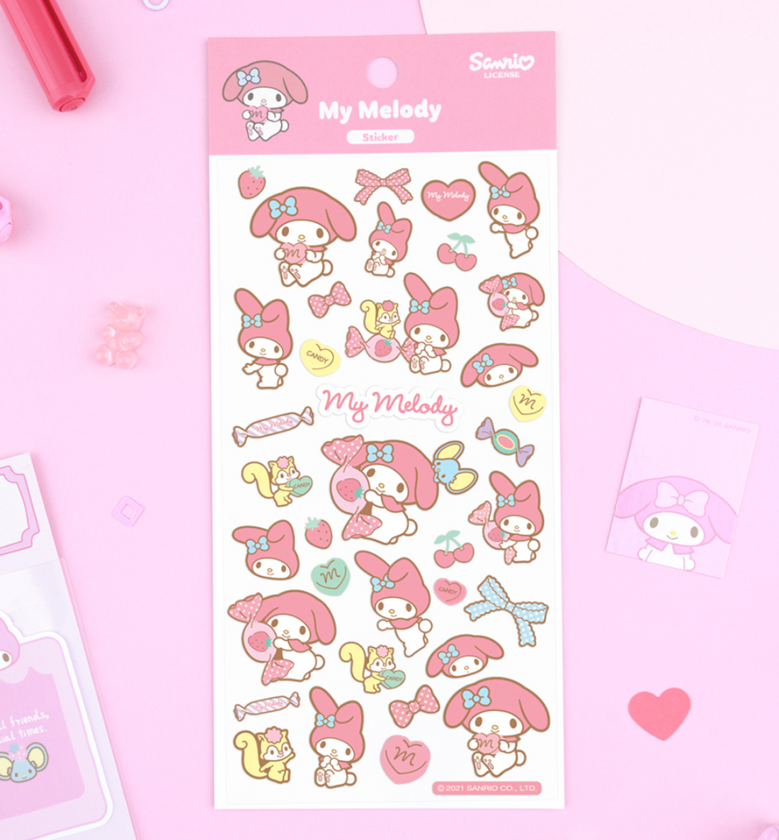 My Melody Deco Sticker