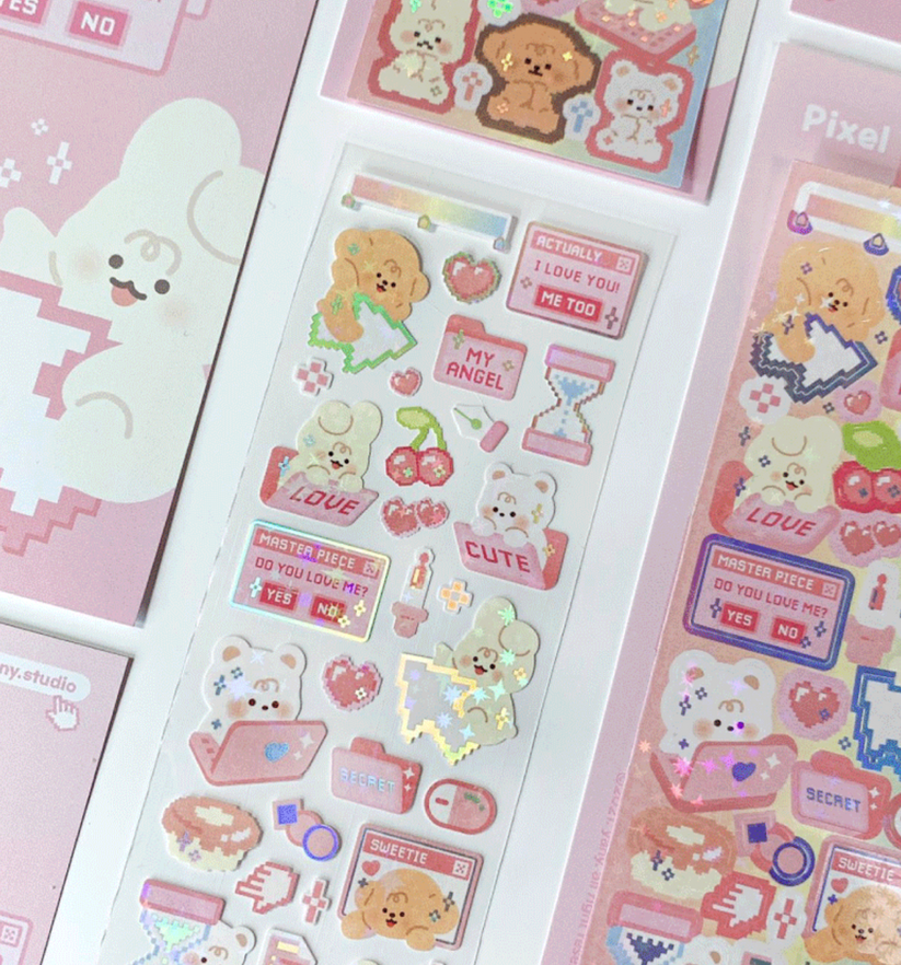 Pixel Seal Sticker