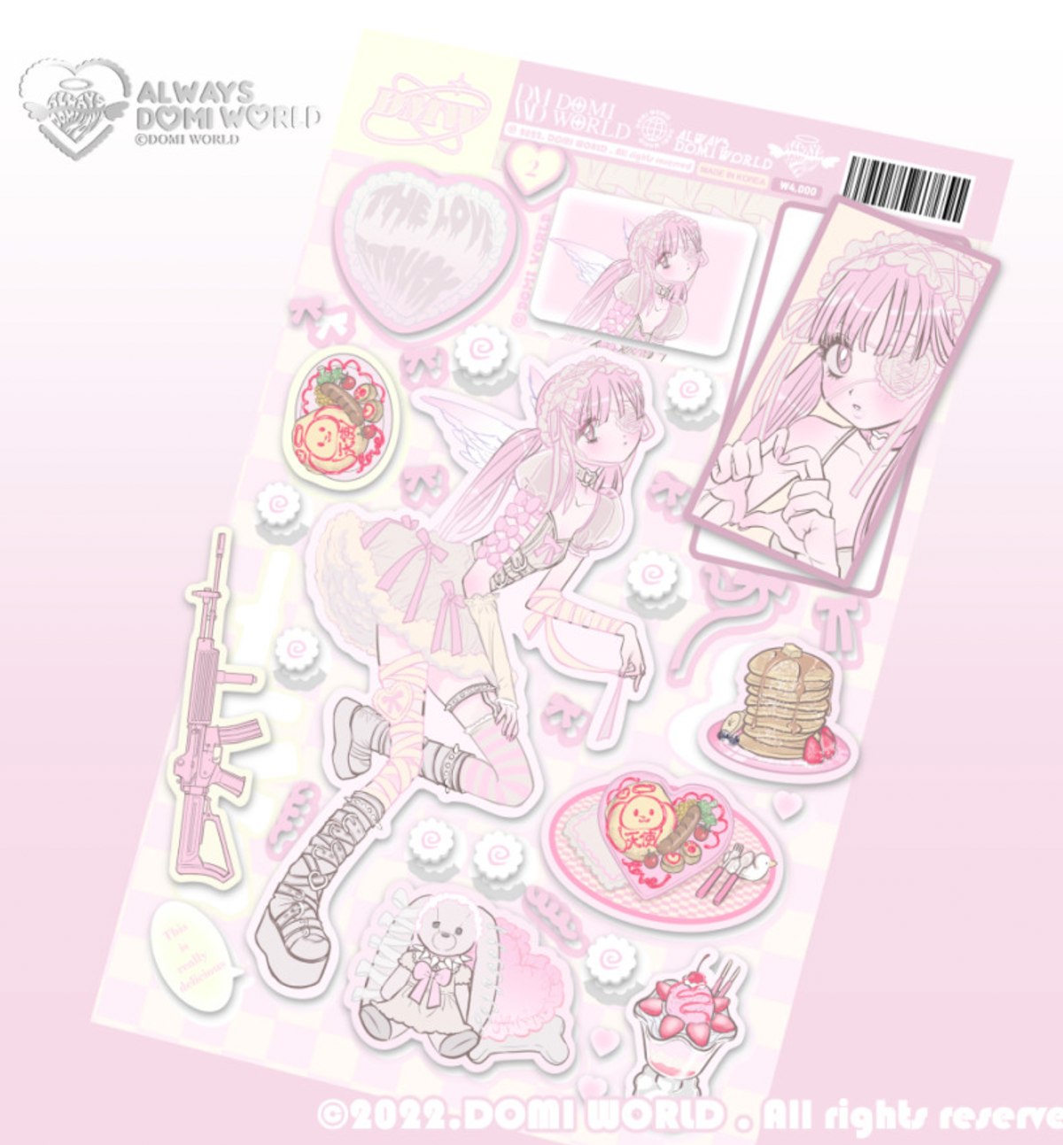 Angel Sticker [Pink Angel]