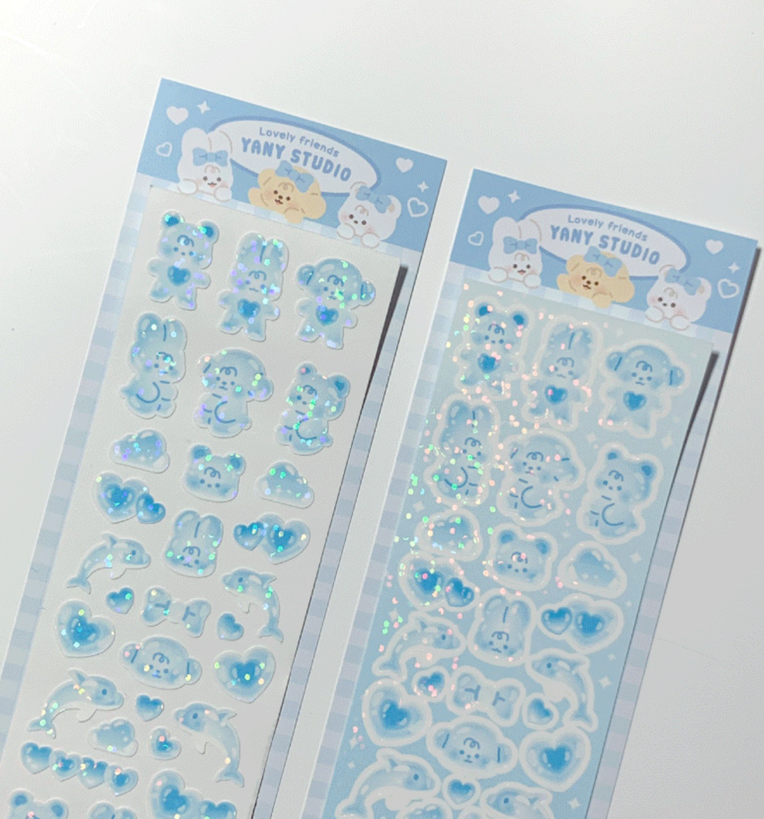 Jelly Plump Seal Sticker [Blue]