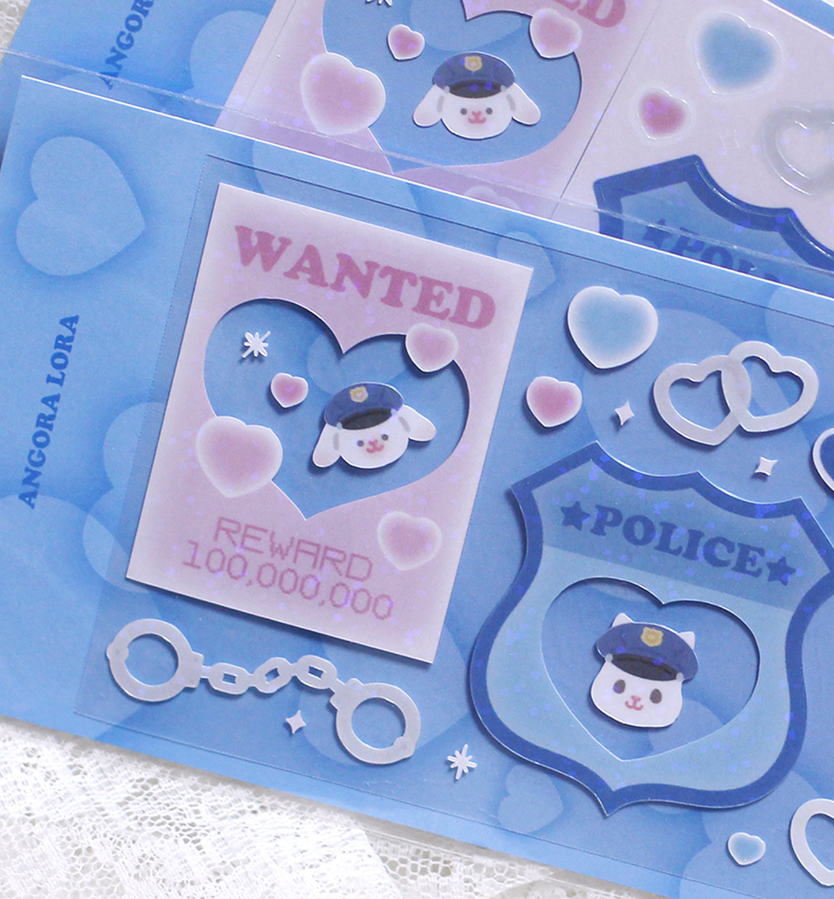 Police Frame Seal Sticker