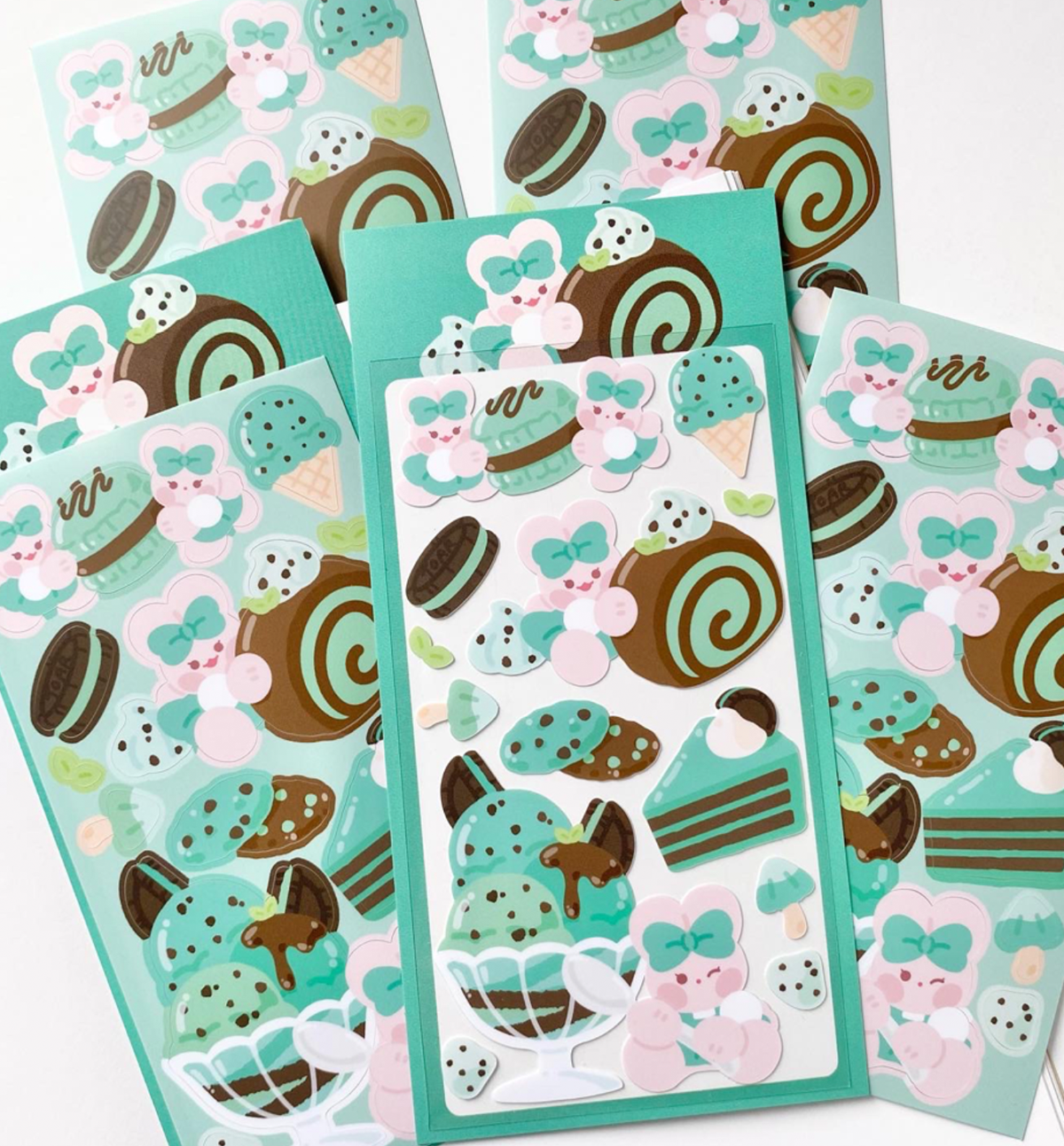 Mint Choco Seal Sticker
