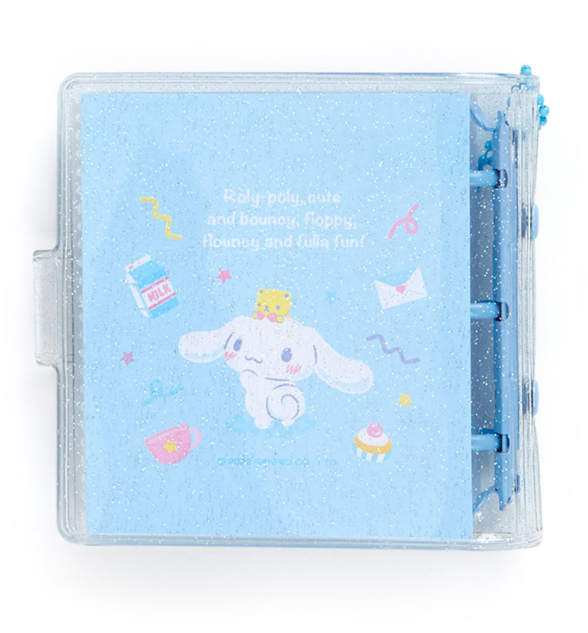 sanrio card binder Cinnamoroll Kaohana This fun school Sanrio Kuromi Glitter Vinyl Binder
