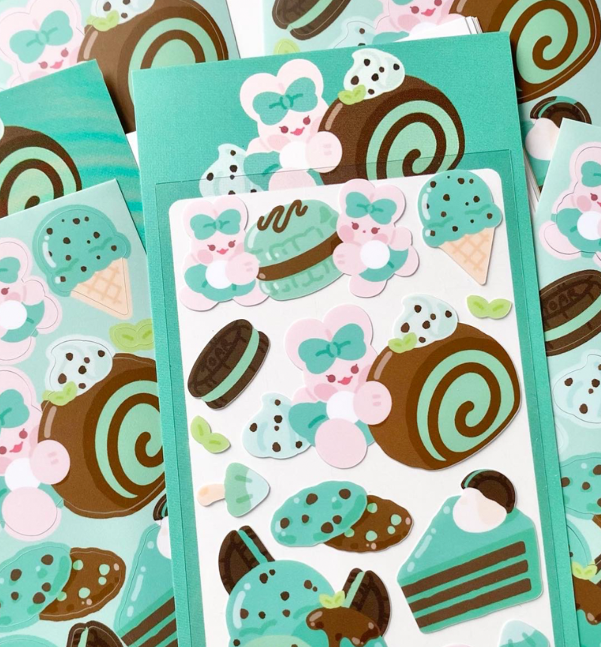 Mint Choco Seal Sticker