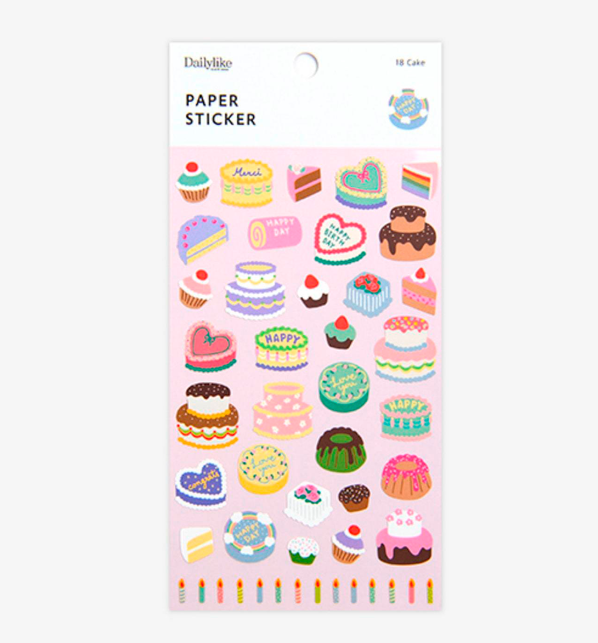 Cake Paper Sticker