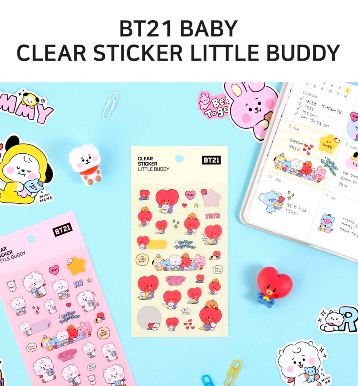 BT21 Baby Clear Sticker [Little Buddy]