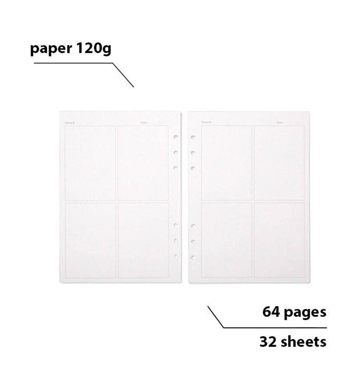 A5 4 Cut Note Paper Refill