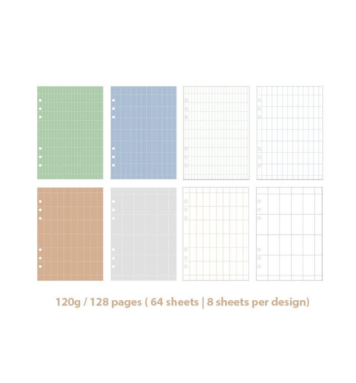 A5 Tile Note Planner Refill
