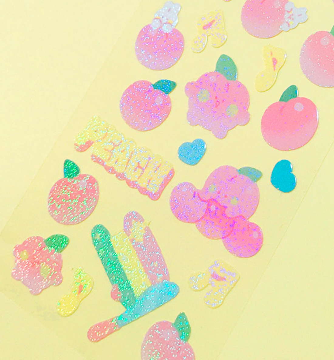 Wonder Peach Seal Sticker