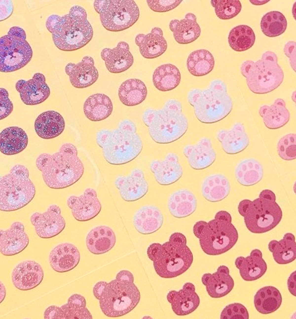 Cute Bear Seal Sticker