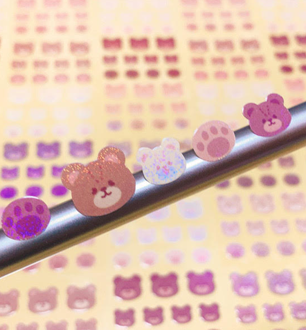 Cute Bear Seal Sticker
