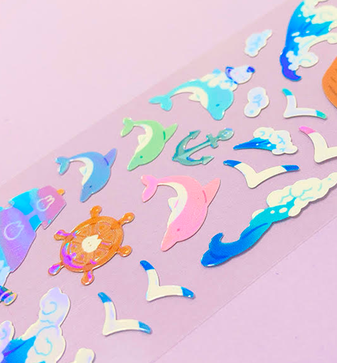 Shining Sailing Seal Sticker