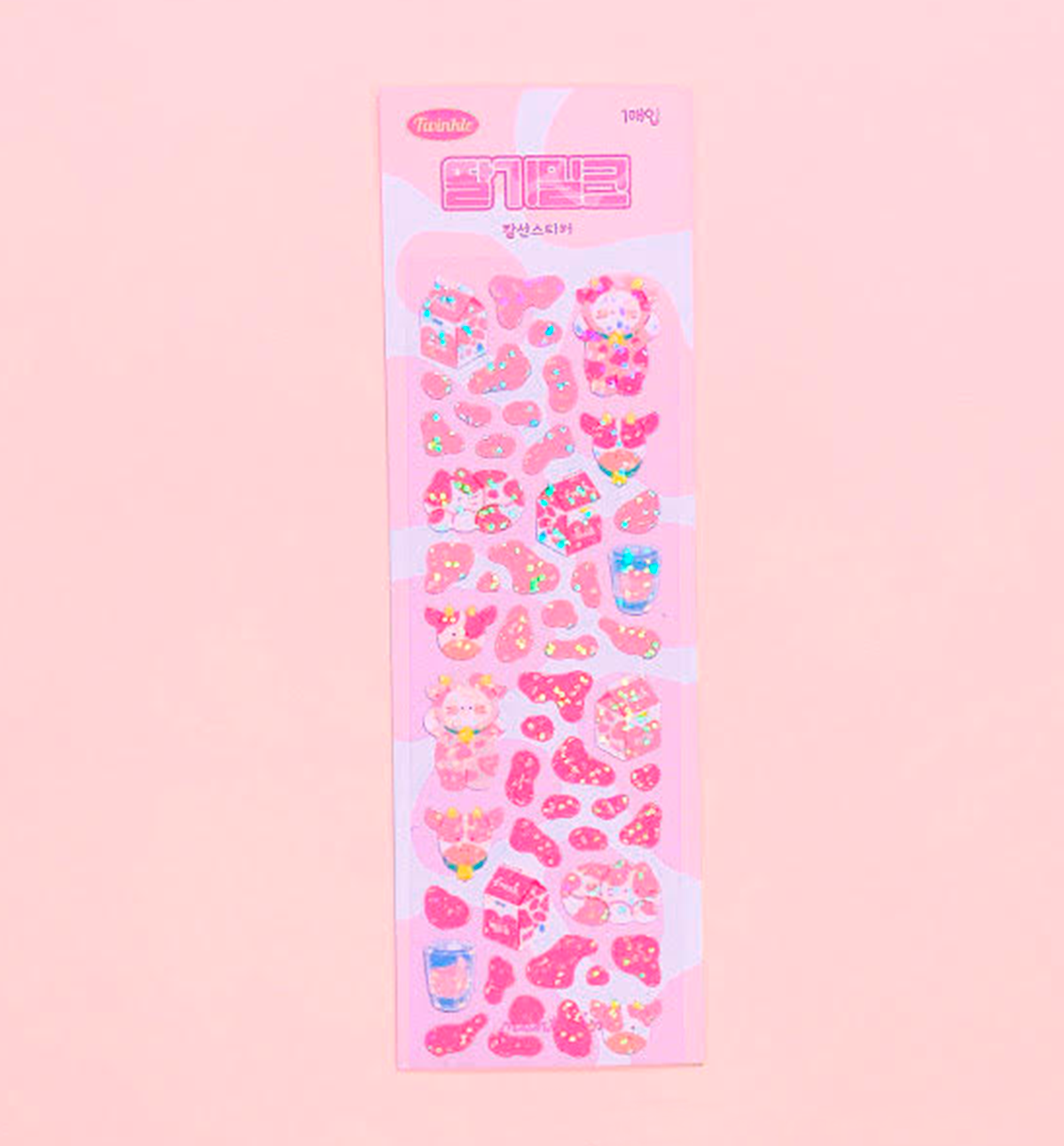 Twinkle Strawberry Milk Seal Sticker