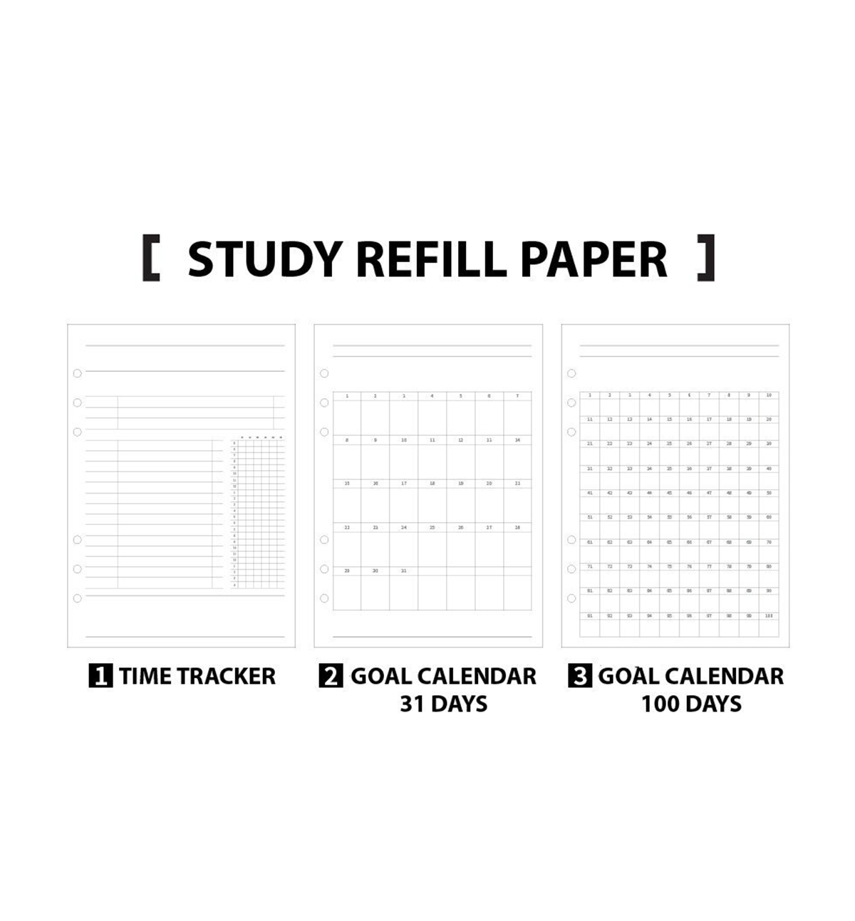 A5 Study Note Refill Paper