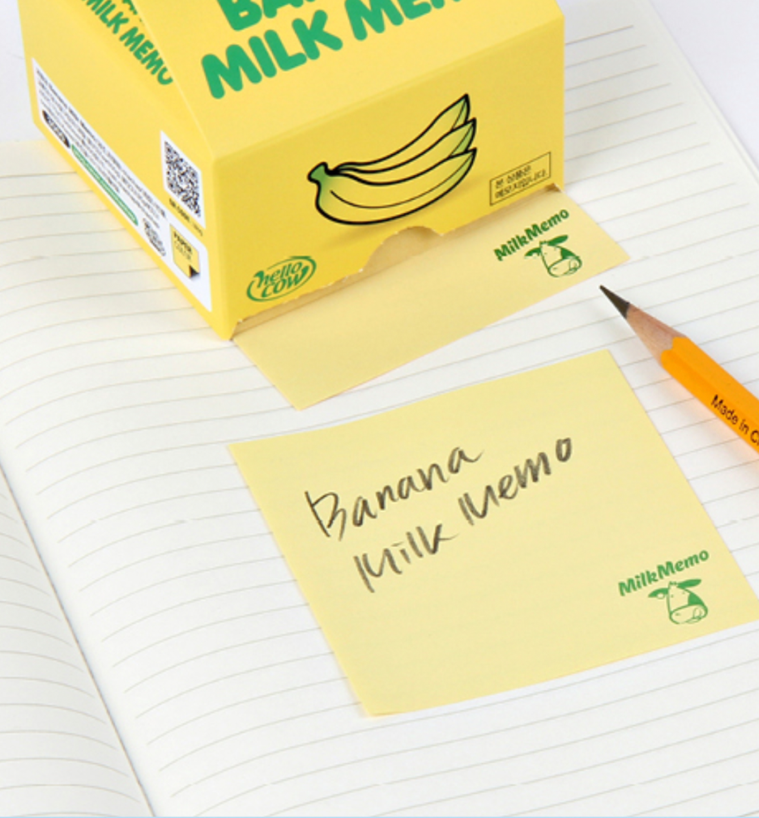 Banana Milk Memopad