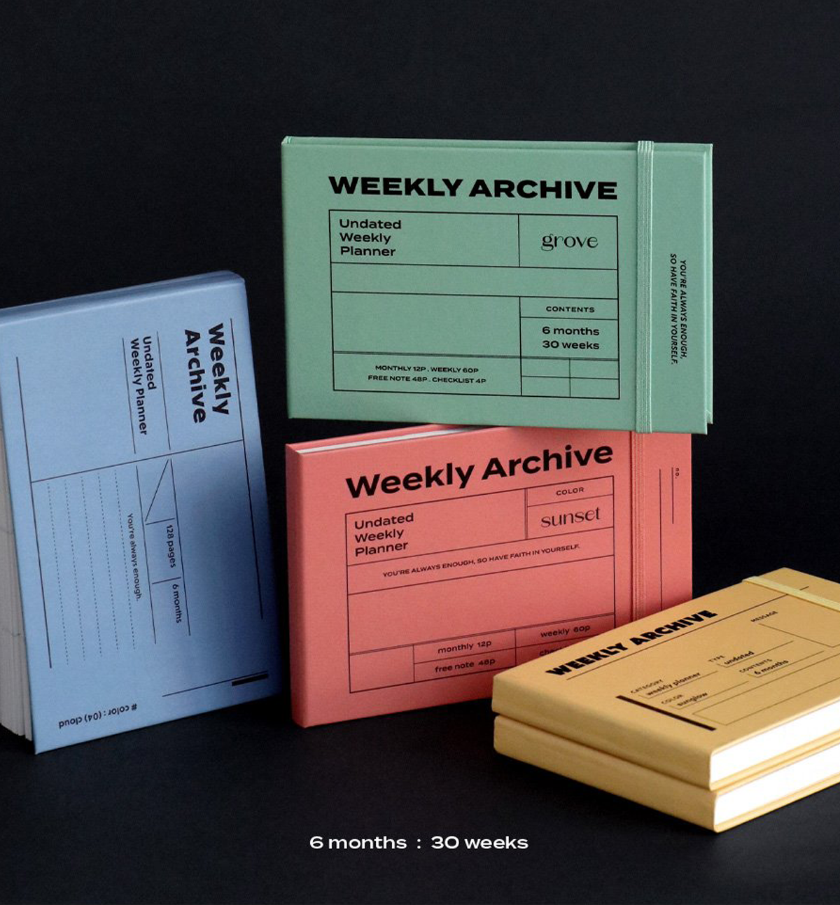 Weekly Archive Planner [6 Months]