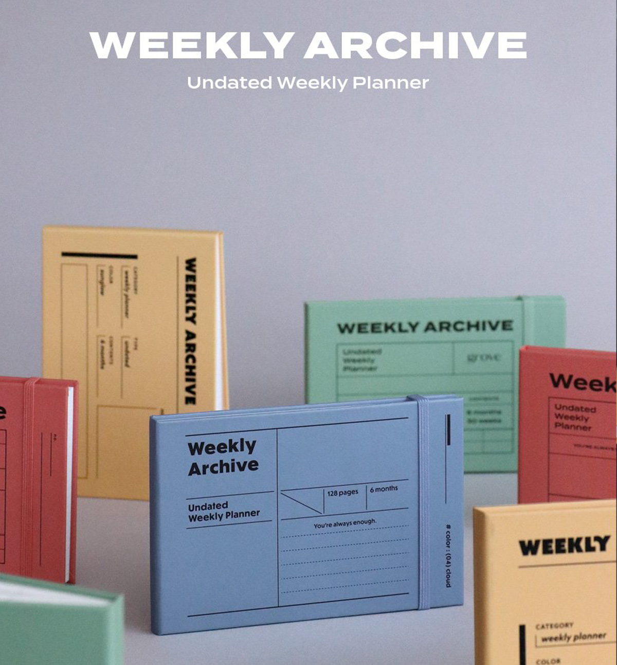 Weekly Archive Planner [6 Months]