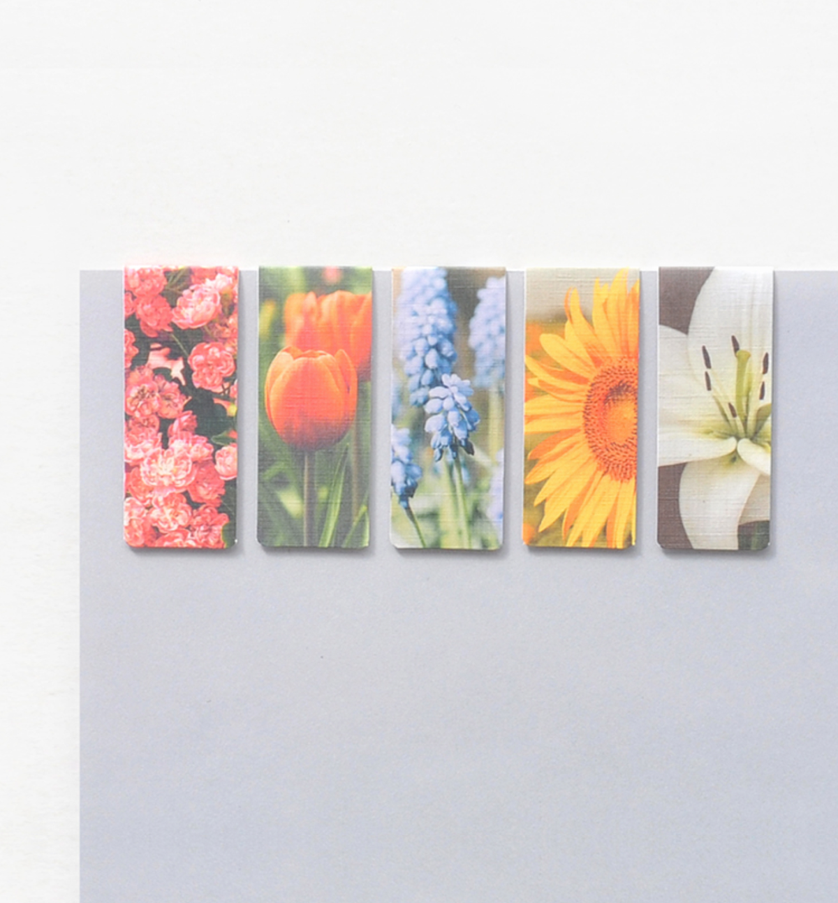 5 Flowers Magnetic Bookmark