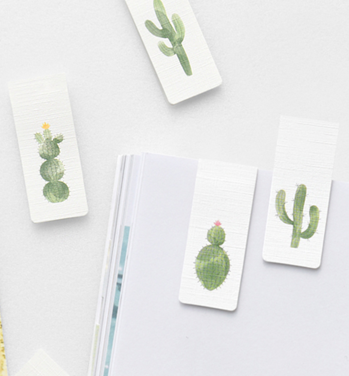 5 Cactus Magnetic Bookmark