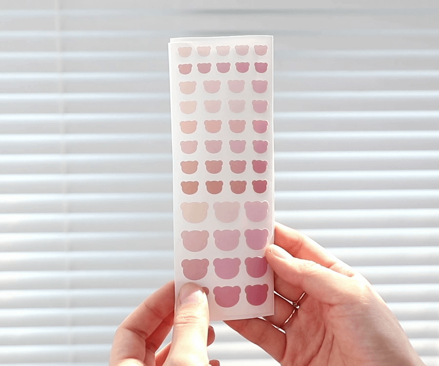Color Silhouette Sticker