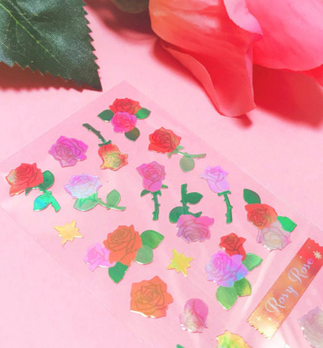 Rosy Rose Seal Sticker