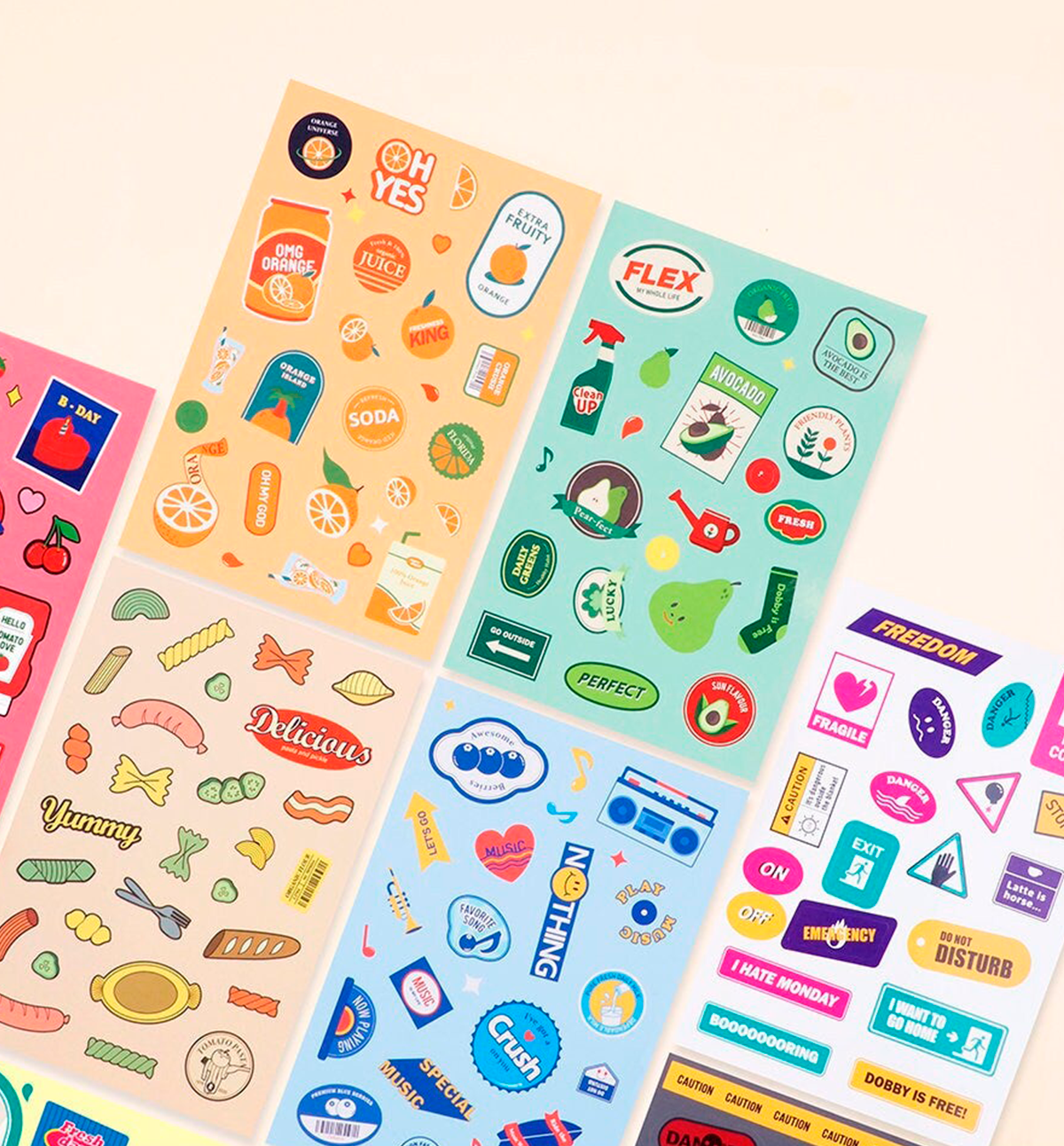 Retro Removable Sticker