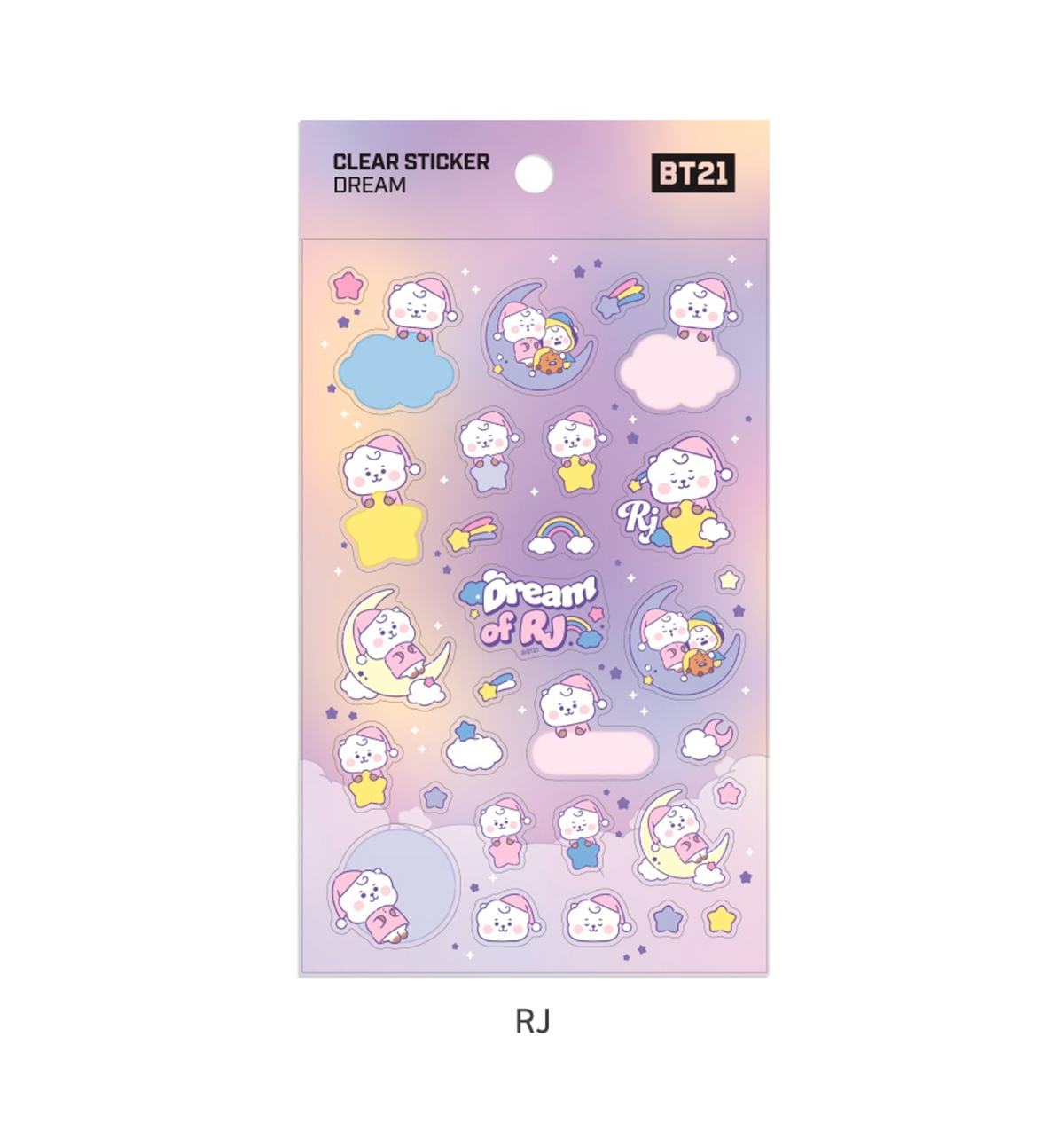 BT21 Baby Clear Sticker [Dream]