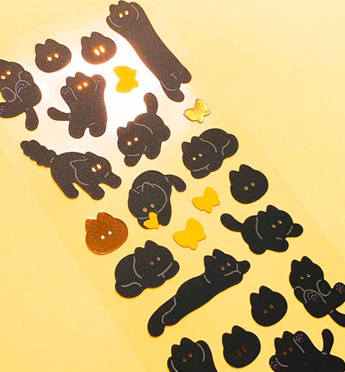 Black Cat Seal Sticker